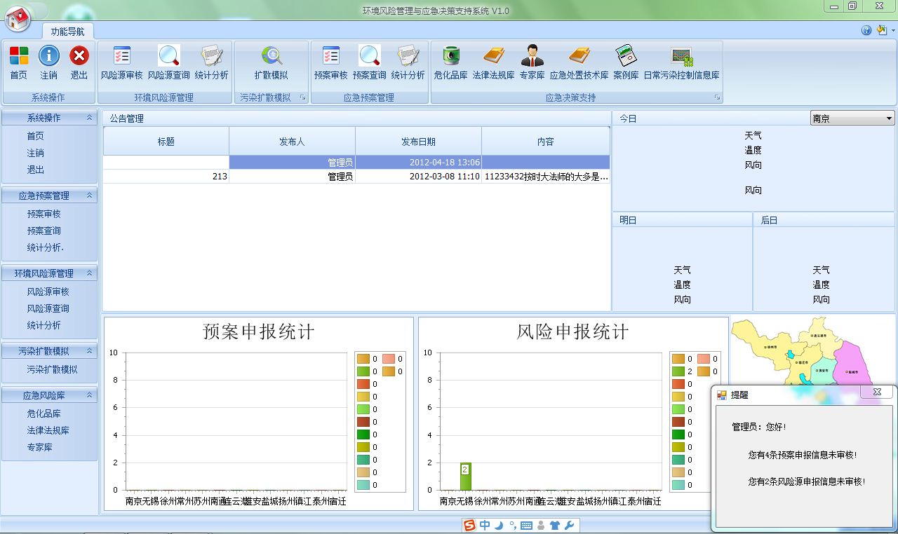 《环境风险管理与应急决策支持系统》来源:球速体育计算机0901李旭光